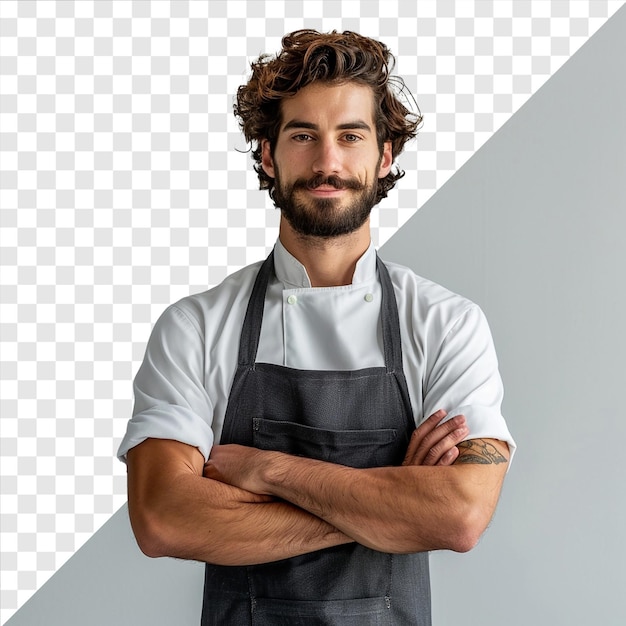 PSD photo d'un jeune homme attrayant sur un fond transparent