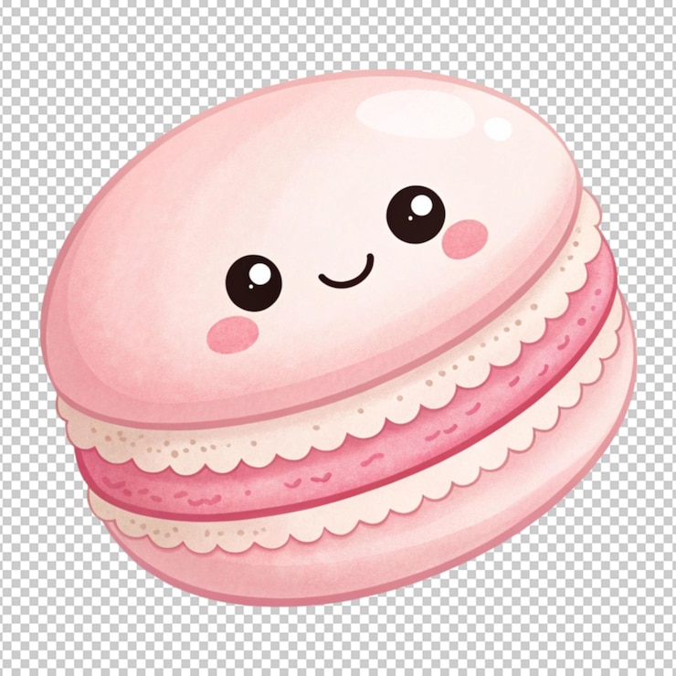 PSD une photo png en 3d de kawaii sur un fond transparent