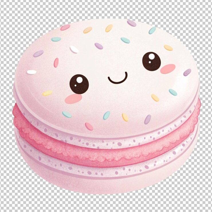 PSD une photo png en 3d de kawaii sur un fond transparent
