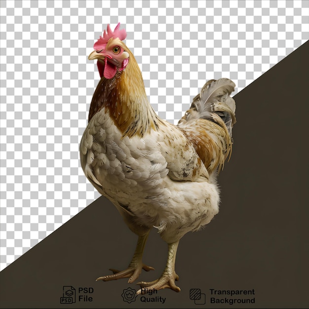PSD une photo d'un poulet avec une image d'un chicken dessus