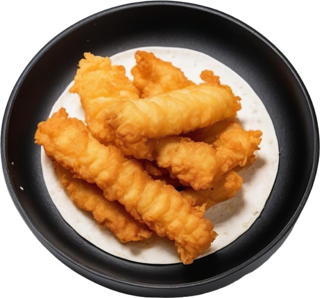 PSD une photo rapprochée de la nourriture de tempura aigenerated