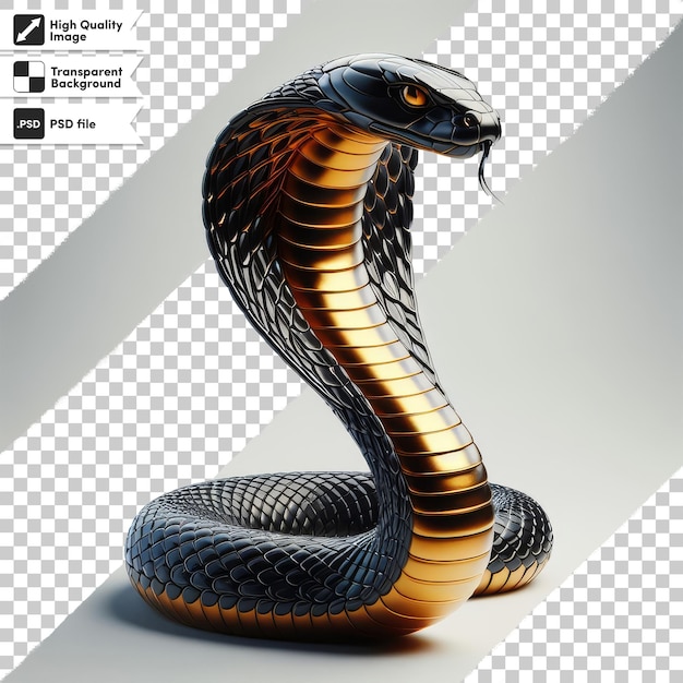 PSD une photo d'un serpent avec une image d'un serpent dessus