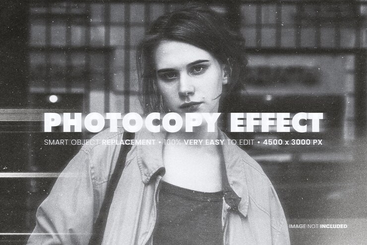 PSD photocopier l'effet photo