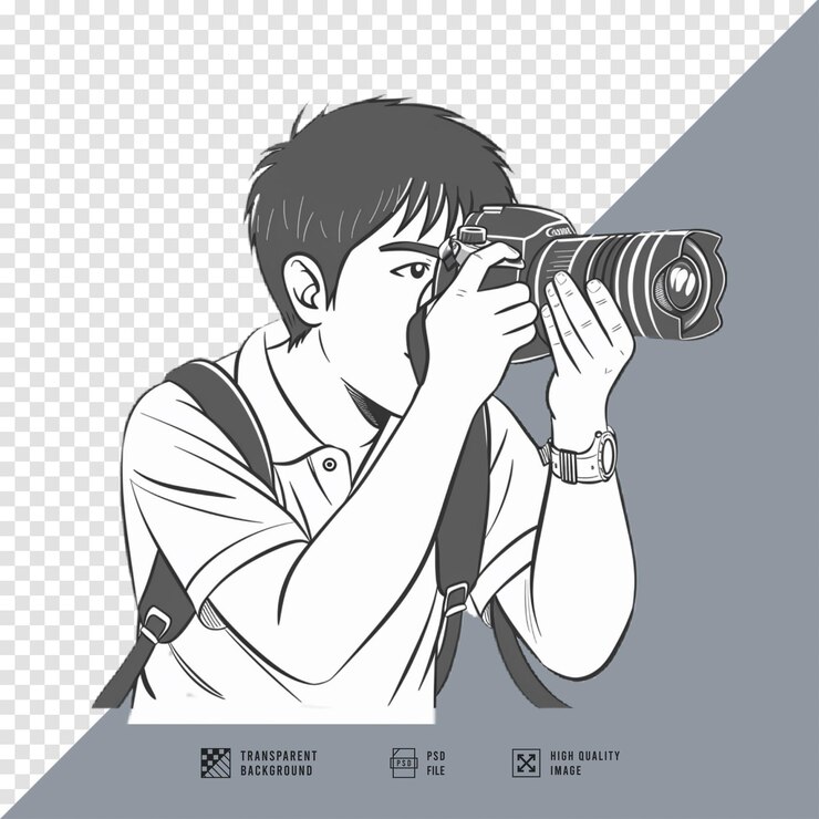 PSD photographer without begrond hd quality