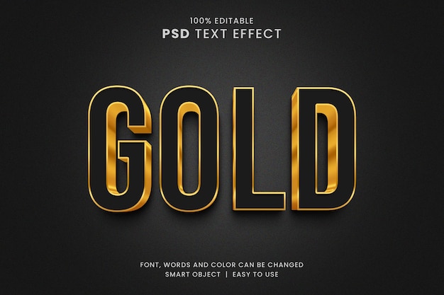 Photoshop-Goldtexteffekt