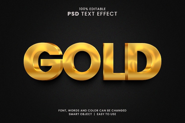 Photoshop-goldtexteffekt