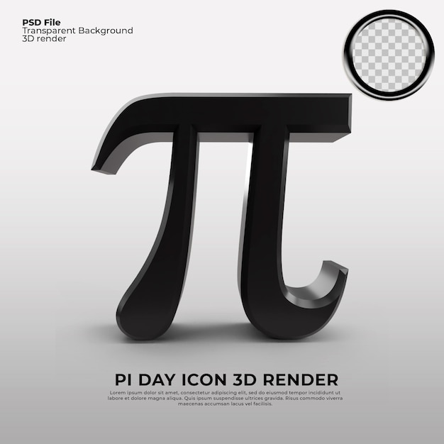 Pi day 2022 3d-rendering