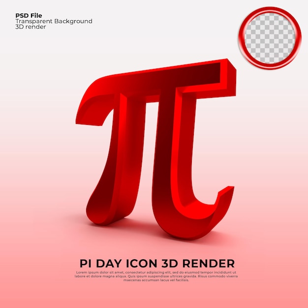 Pi Day 2022 3D-Rendering