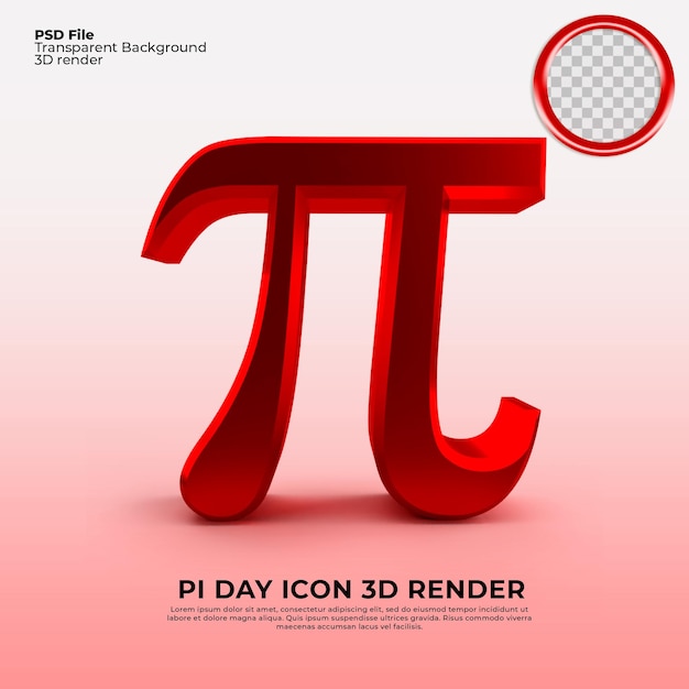 Pi Day 2022 3D-Rendering