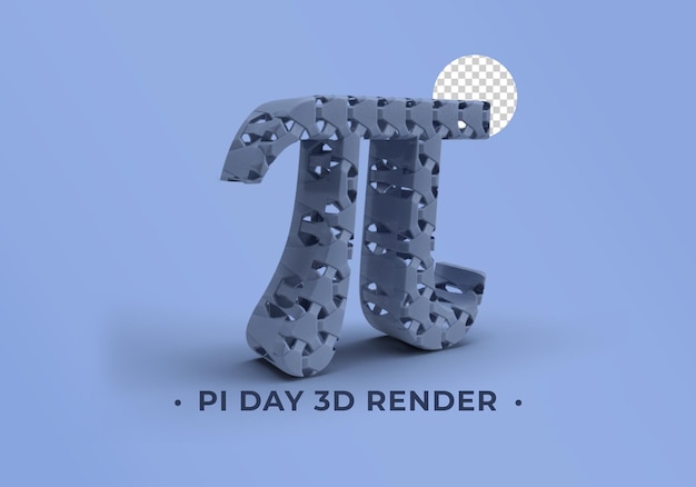 Pi jour rendu 3d