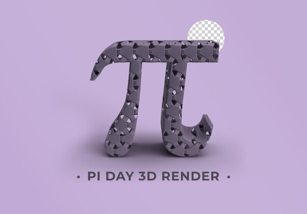 PSD pi jour rendu 3d