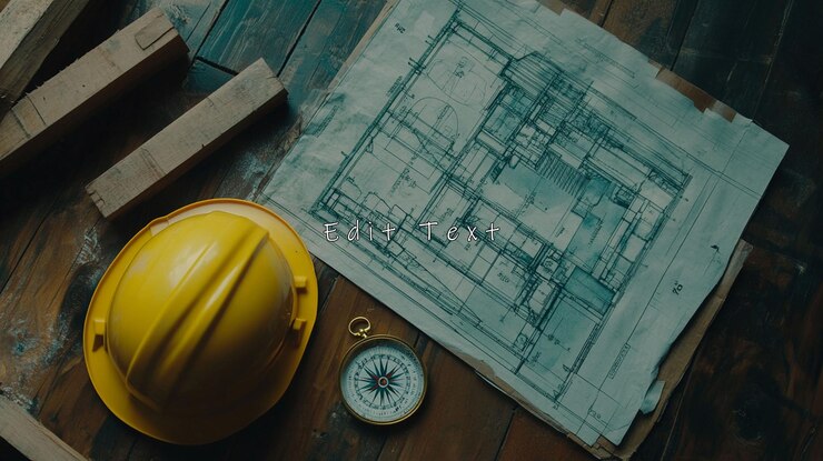 PSD piani di costruzione hardhat compass legno