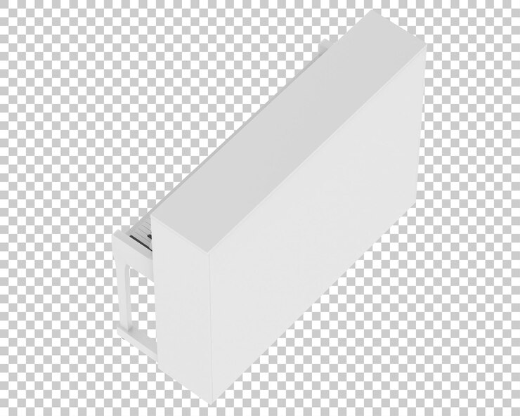 PSD piano aislado sobre fondo transparente ilustración de renderizado 3d