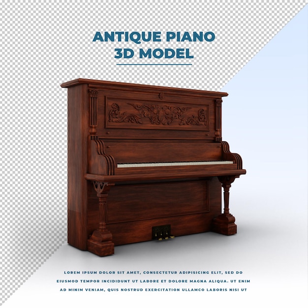 PSD piano antiguo