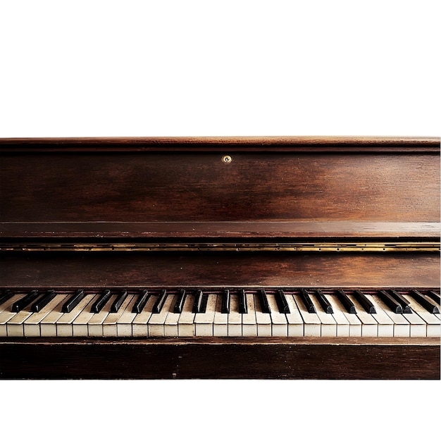 Piano de madeira vintage