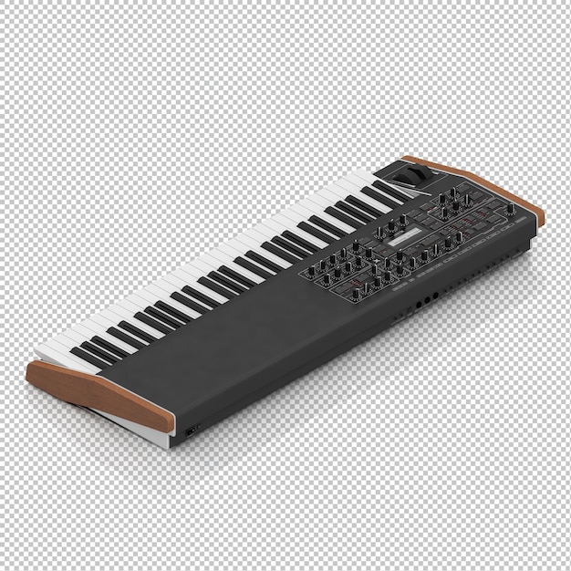 PSD piano isométrico electrónico