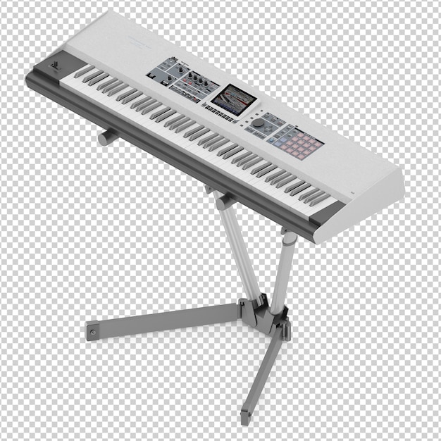 PSD piano isométrico electrónico