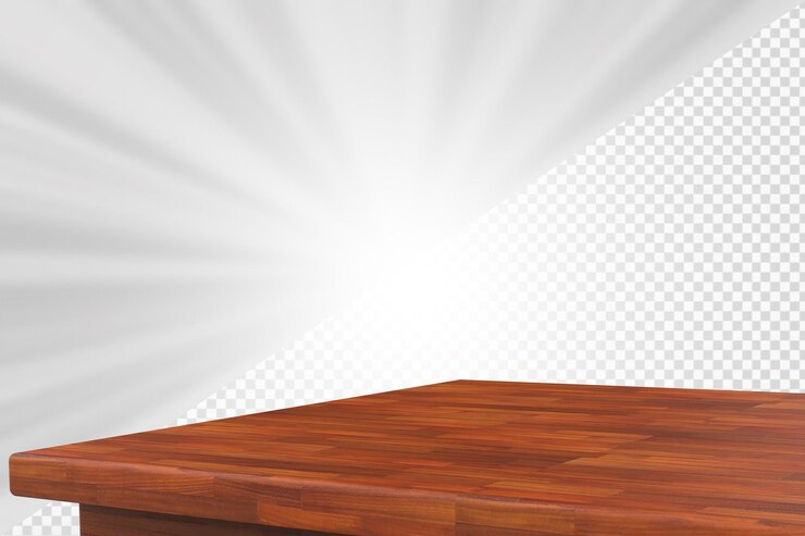 PSD piano tavolo in legno
