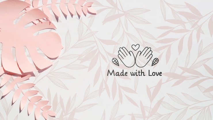 PSD pianta rosa di monstera fatta con il fondo di amore