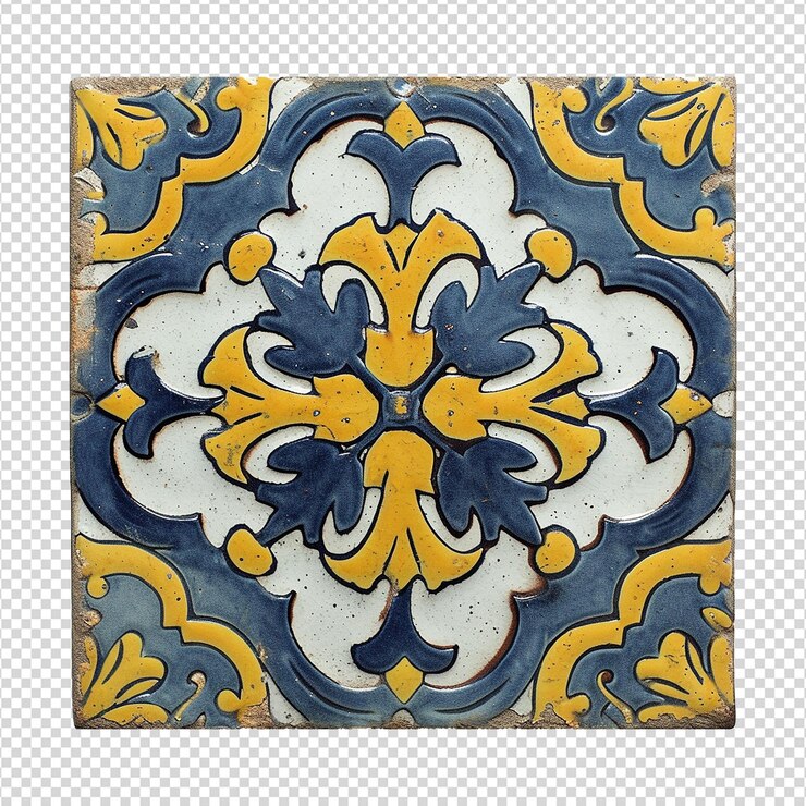 PSD piastrelle di ceramica isolate su uno sfondo trasparente png