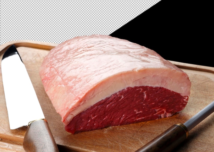 PSD picanha brasiliana carne cruda
