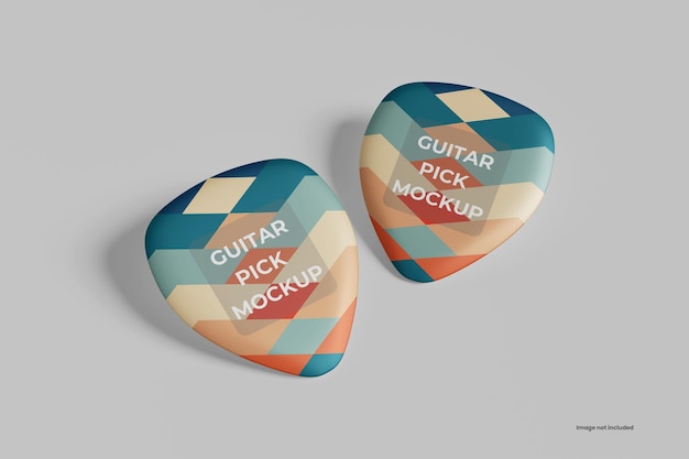 PSD pick mockup de guitarra