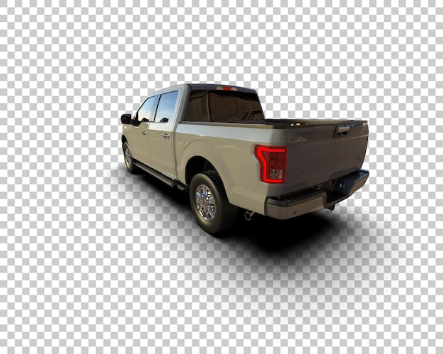 Pickup isolato sullo sfondo illustrazione di rendering 3D
