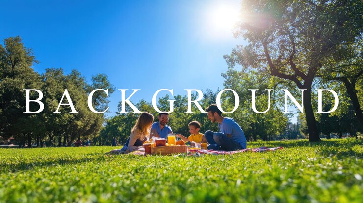 PSD picnic in famiglia nel parco