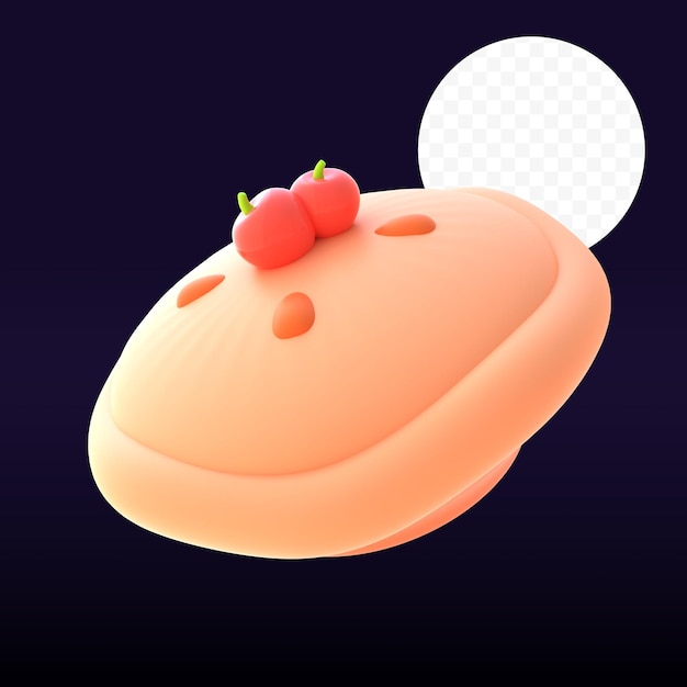 Pie 3D gerendertes Bild
