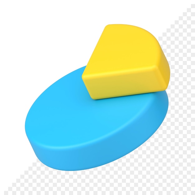 pie chart 3d icon