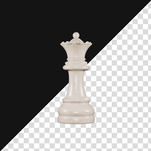 Pièce D'échecs Reine Avec Psd éditable Transparent