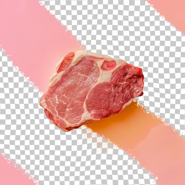 PSD a piece of meat with the word meat on it