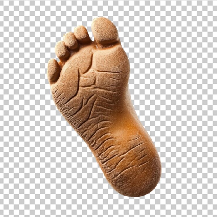 avec le pied