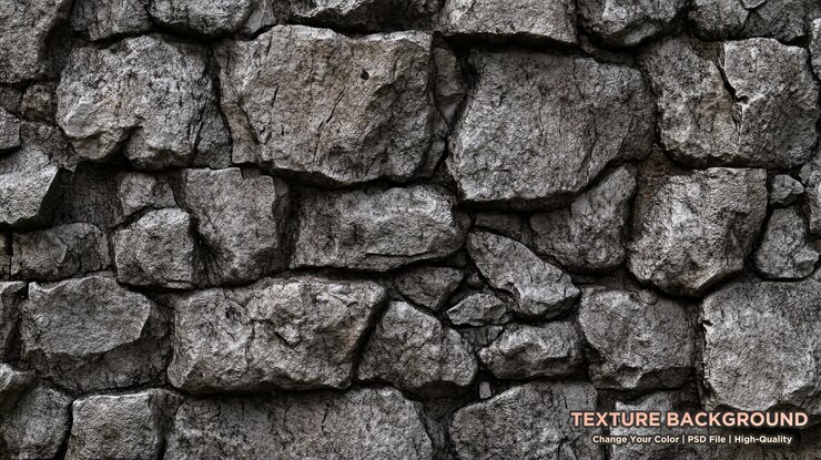 PSD piedra en el fondo de textura del suelo