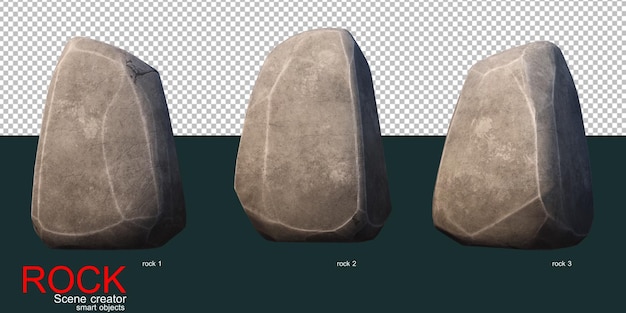 PSD piedra la forma es diferente.