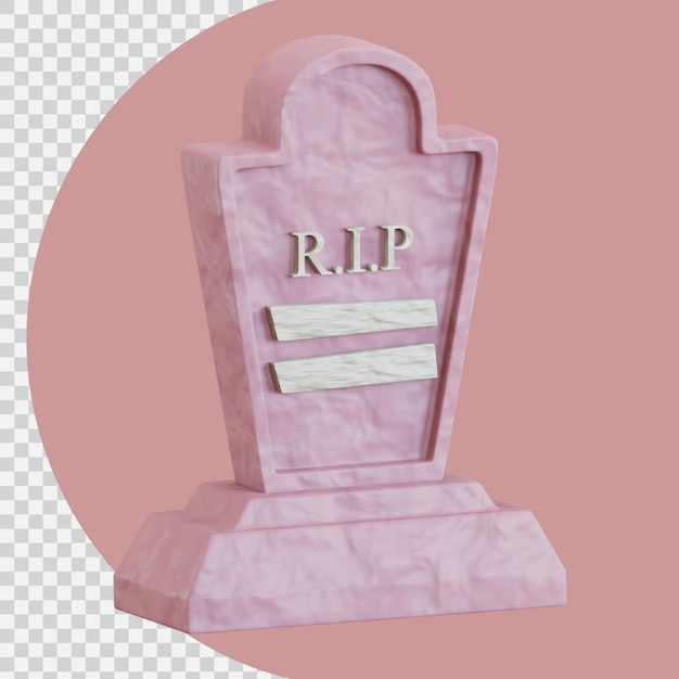 PSD piedra funeraria en 3d