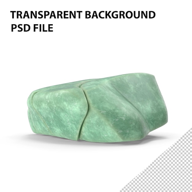 PSD piedra de mármol verde png