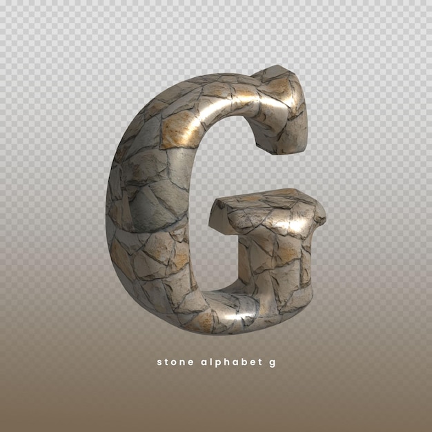 piedra texto 3d carta