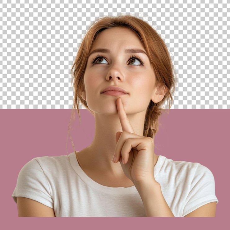 PSD piense en el png psd aislado