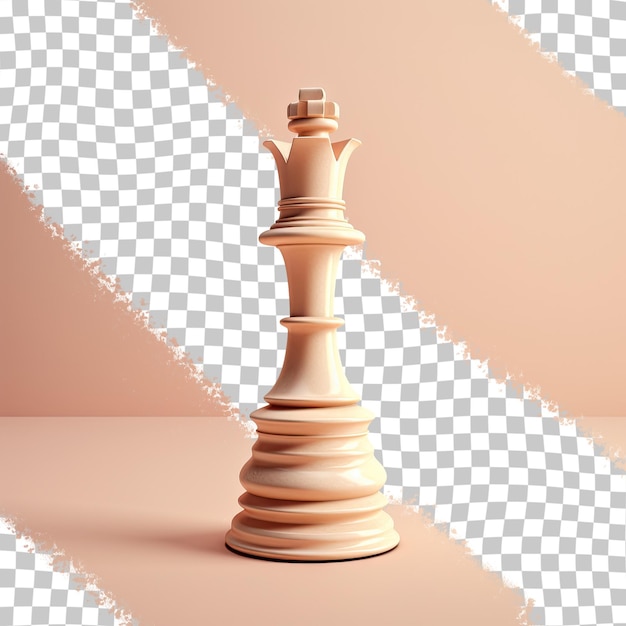 Una pieza de ajedrez con una parte superior dorada y un patrón de cuadros blancos.