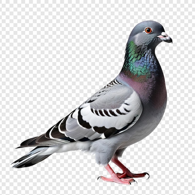 Pigeon bird png aislado en un fondo transparente