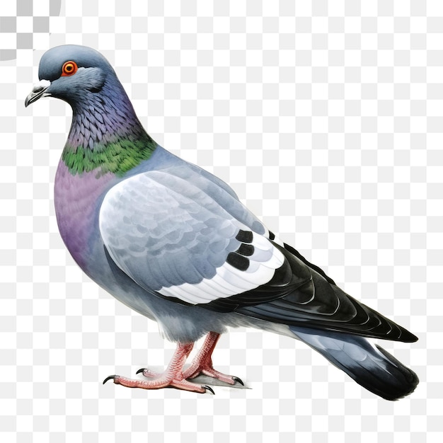 PSD pigeon png pigeon sur un fond transparent téléchargement png