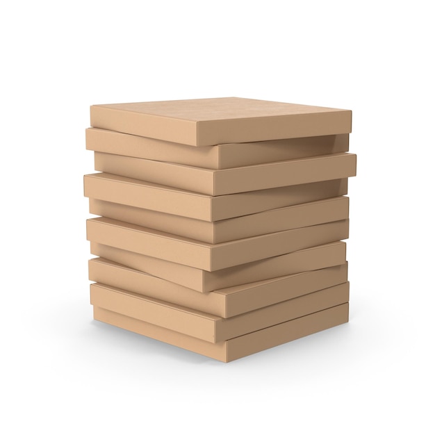 una pila de cajas de madera con una que dice la parte superior