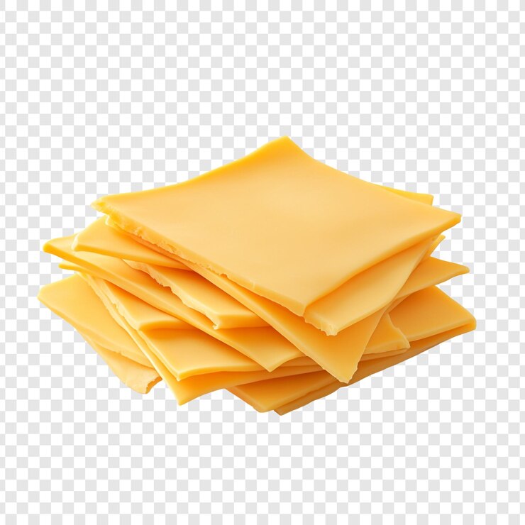 PSD pila de queijo em fatias
