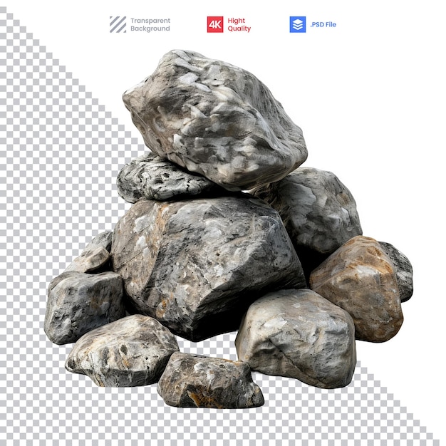 PSD una pila de rocas equilibradas una encima de la otra