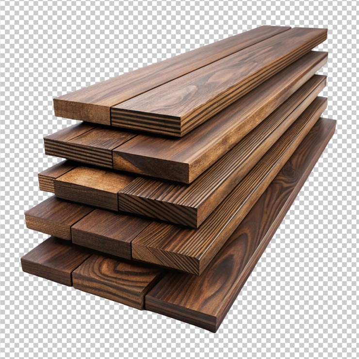 PSD pila de tablas de madera oscura