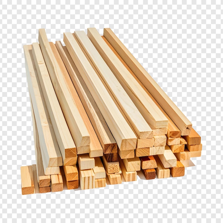 PSD una pila de tablas de madera con una que tiene el número 1 en ella