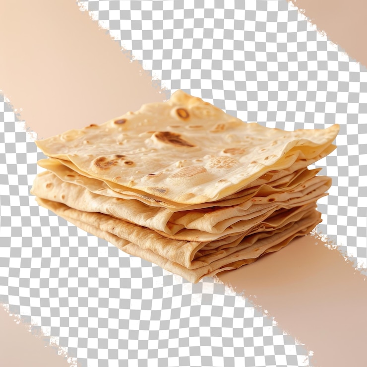 PSD una pila de tortillas están apiladas en una mesa
