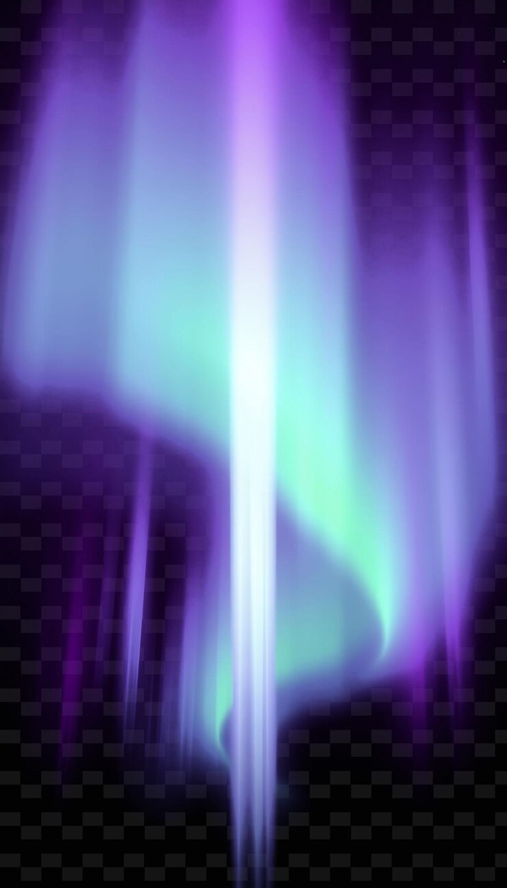 PSD pilar aurora altas columnas verticales de luz que brillan constantemente de y2k neon inspirado en la textura de la luz