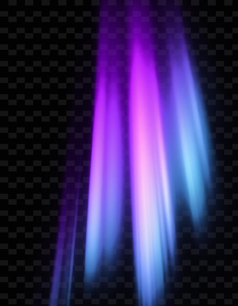 Pilar Aurora Altas columnas verticales de luz que brillan constantemente De Y2K Neon inspirado en la textura de la luz